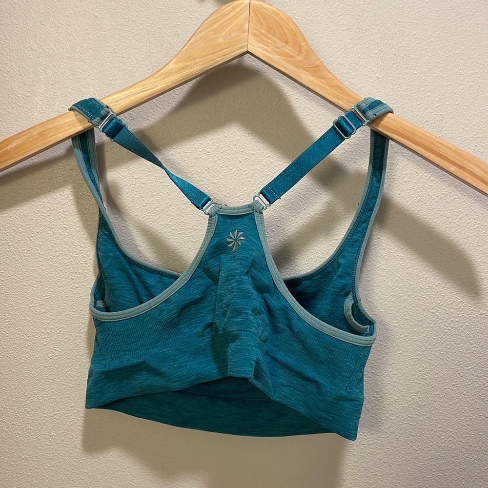 ATHLETA woman’s seamless aqua sports bra - Picture 4 of 7